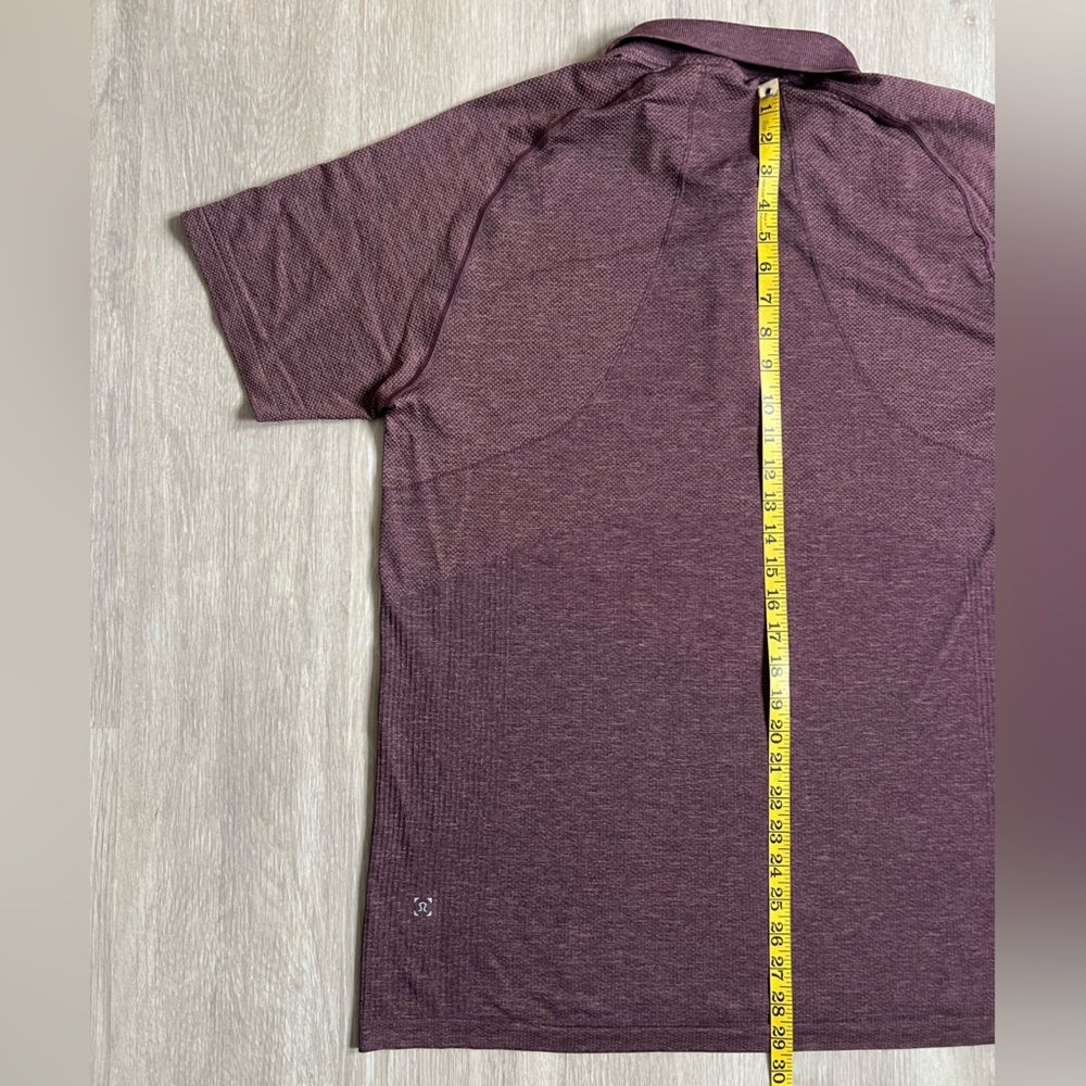 lululemon athletica Burgundy Polo Shirt - Picture 6 of 6